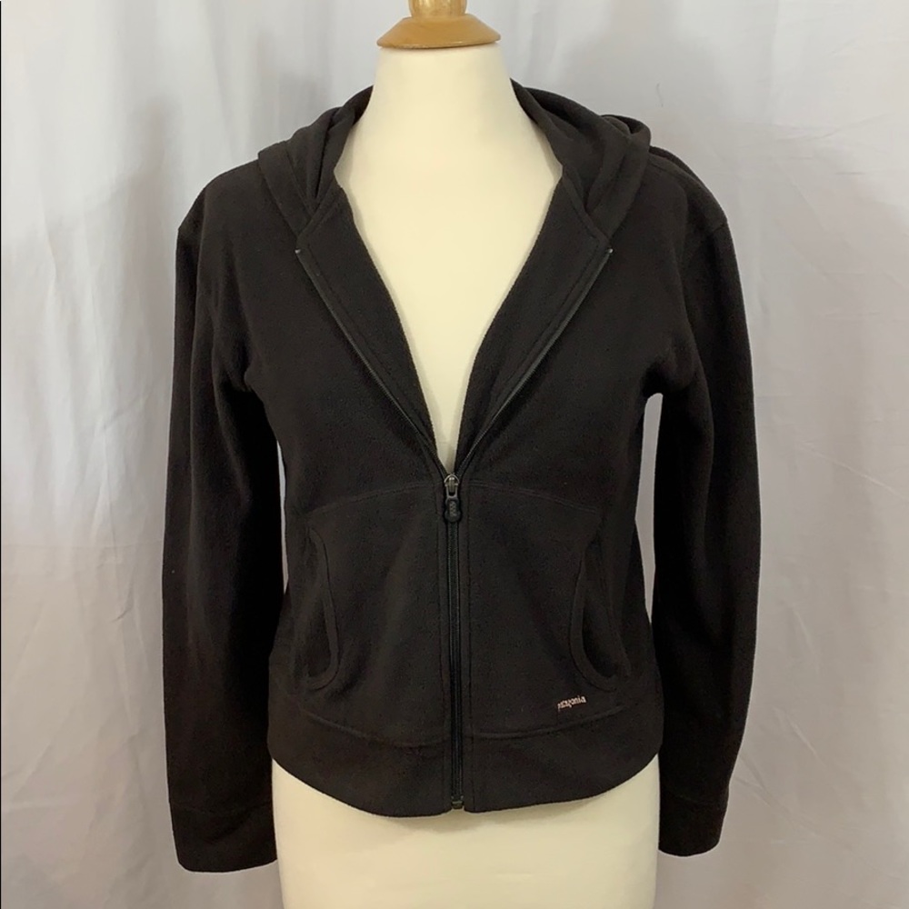 Patagonia Dark Brown Zip Up Hoodie